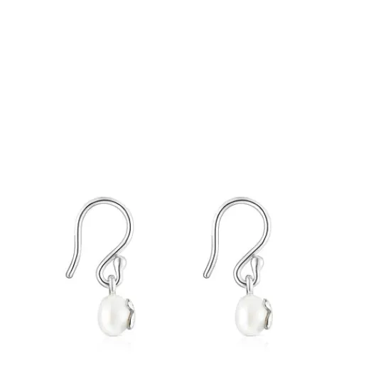 Pendientes cortos de plata y perla Icon Pearl^TOUS New