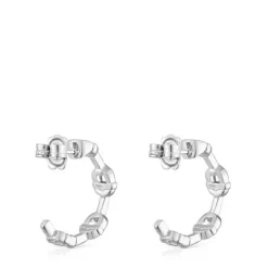 Pendientes de aro logo de 17,4 mm MANIFESTO^TOUS Outlet