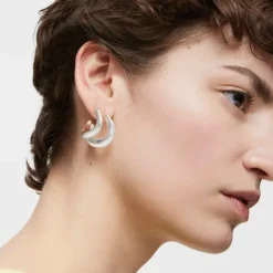 Pendientes de aro oval de plata Galia Basics^TOUS Discount