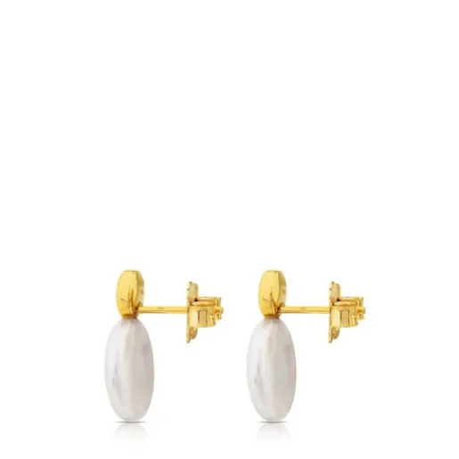 Pendientes de oro con perla cultivada Alecia^TOUS Clearance