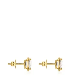 Pendientes de oro y cuarzo cristal de roca Color Pills^TOUS Hot