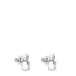 Pendientes de plata con amazonita y cuarzo rosa Mini Color^TOUS Clearance