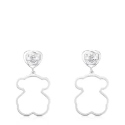 Pendientes de plata New Silueta^TOUS Outlet