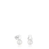 Pendientes de plata y perlas cultivadas Puppies^TOUS Discount