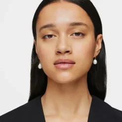 Pendientes gota con baño de oro 18 kt sobre plata y perla Gloss^TOUS Clearance