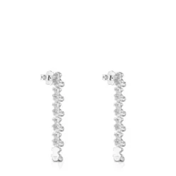 Pendientes largos de plata motivos oso Bold Bear^TOUS Hot