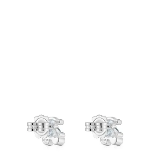 Pendientes motivo oso de y cuarzo cristal de roca 8 mm Color Bear^TOUS Discount