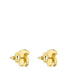 Pendientes oso con baño de oro 18 kt sobre plata Sweet Dolls^TOUS Hot
