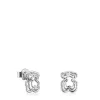 Pendientes oso de plata Bickie^TOUS Hot