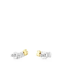 Pendientes trepadores bicolor Virtual Garden^TOUS Outlet