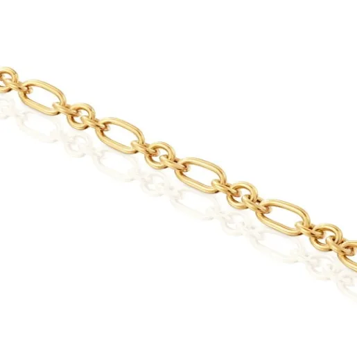 Pulsera cadena anillas con baño de oro 18 kt sobre plata Sweet Dolls^TOUS