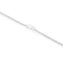 Pulsera cadena de plata, motivo oso y perla cultivada Sweet Dolls^TOUS Outlet