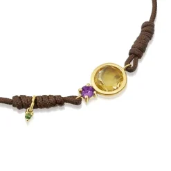 Pulsera de nylon con citrino y Virtual Garden^TOUS Best