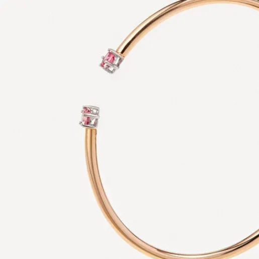 Pulsera de oro rosa y oro blanco con espinelas ATELIER^TOUS Best
