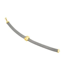 Pulsera de oro y acero 0,7cm Mesh^TOUS Clearance