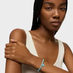 Pulsera de plata y magnesitas Icon Color^TOUS Sale