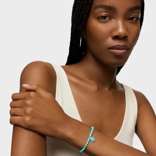Pulsera de plata y magnesitas Icon Color^TOUS Sale