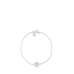 Pulsera de plata y nácar facetado Color^TOUS Sale