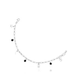 Pulsera de plata y onix Magic Nature^TOUS