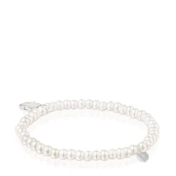 Pulsera de plata y perlas Icon Color^TOUS Clearance