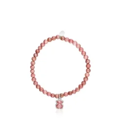 Pulsera de plata y rodonita Icon Color^TOUS Outlet