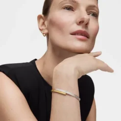 Pulsera esclava bicolor con motivos oso y corazón 1950^TOUS Clearance