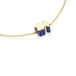 Pulsera motivo oso de oro y lapislázuli 1950^TOUS Discount