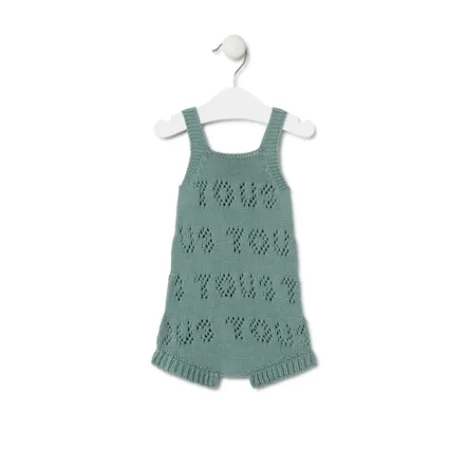 Ranita de punto de bebé Tricot logo verde^TOUS Clearance
