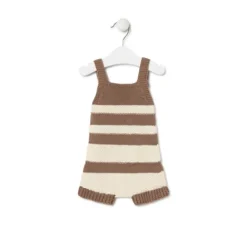 Ranita de punto de bebé Tricot a rayas beige^TOUS Discount