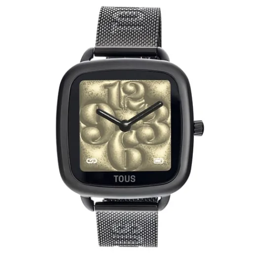 Reloj smartwatch con brazalete de IP negro D-Connect^TOUS Sale